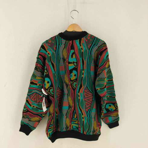 MULGA CLASSICS  90s オーストラリア製 ウール 3D ニット メンズ import:M